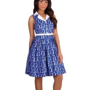 Bea & Dot Modcloth Lighthouse Fit and Flare Dress 2X
